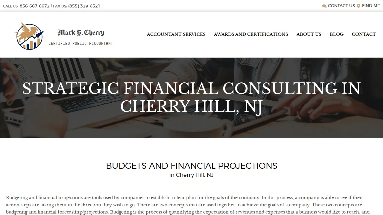 MARK CHERRY CPA, LLC page