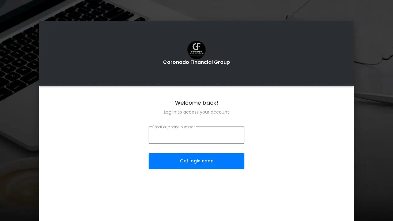 Coronado Financial Group page