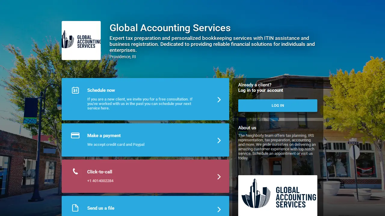 DTax Services LLC page