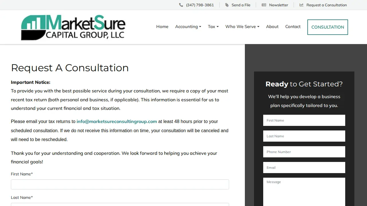 Marketsure Consulting Group, LLC page