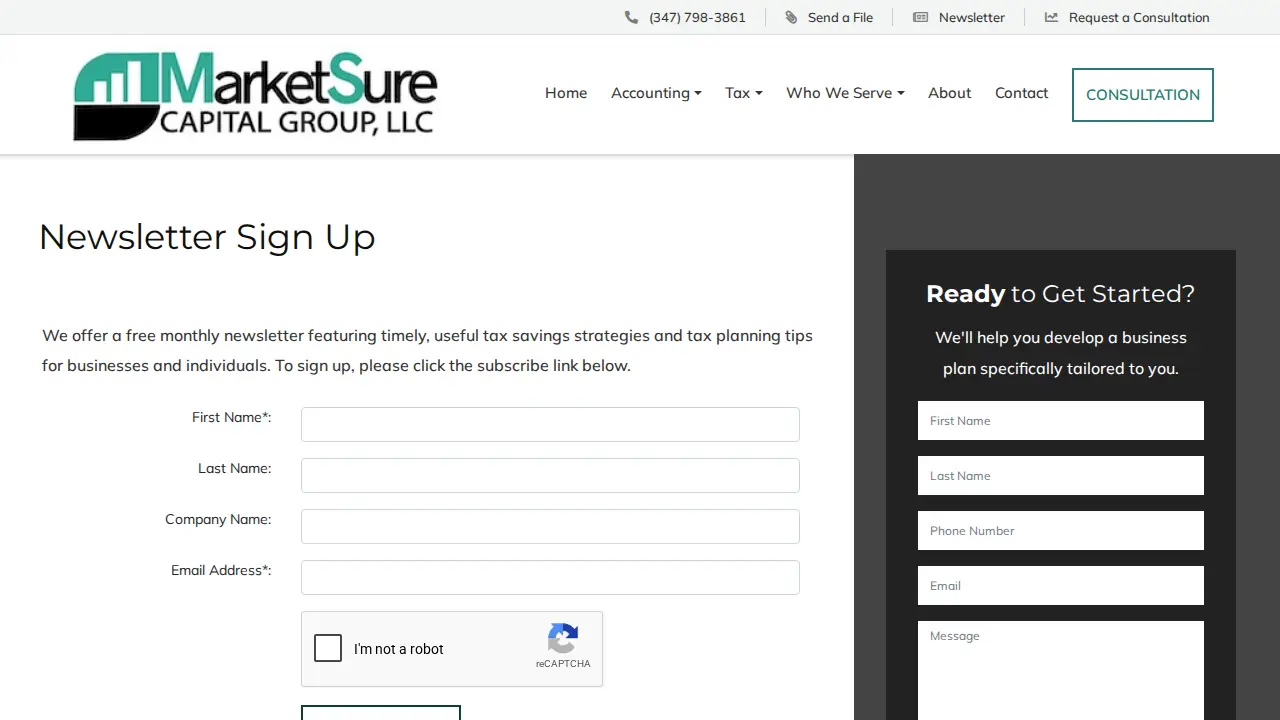 Marketsure Consulting Group, LLC page