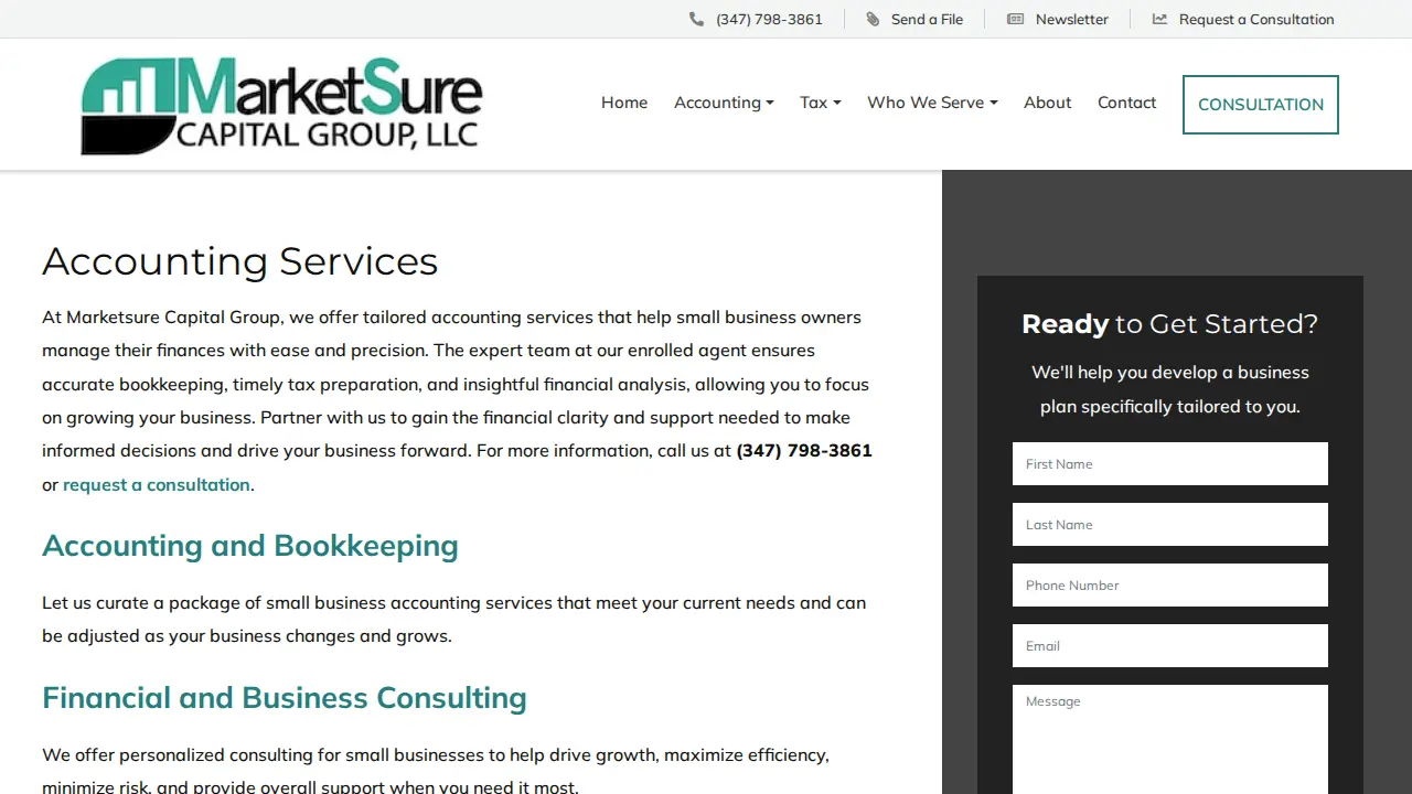 Marketsure Consulting Group, LLC page