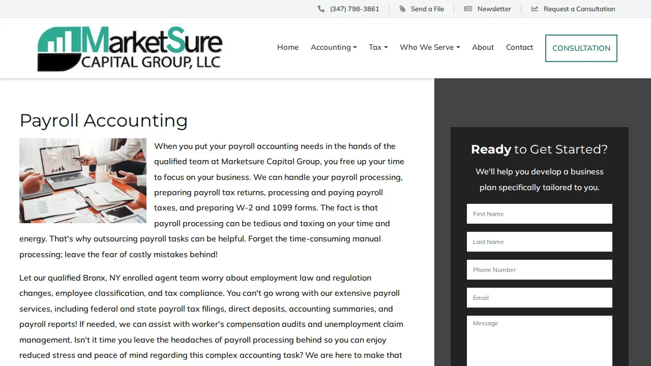 Marketsure Consulting Group, LLC page