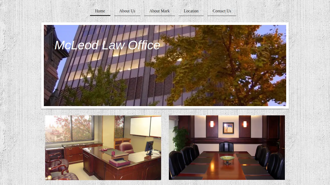McLeod Law Offices website