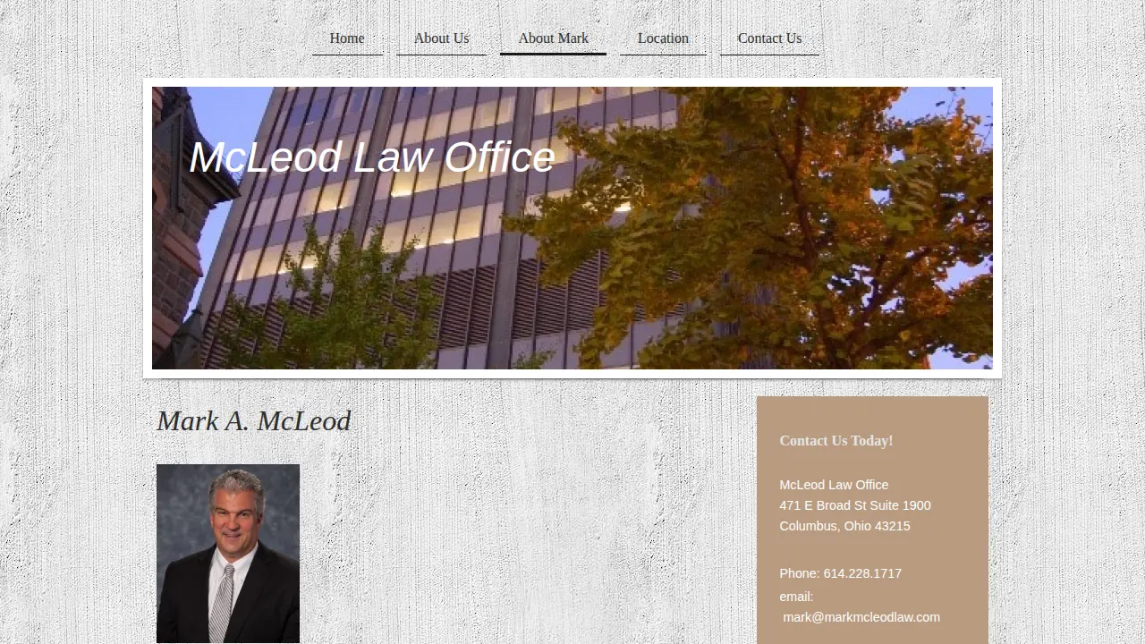 McLeod Law Offices page