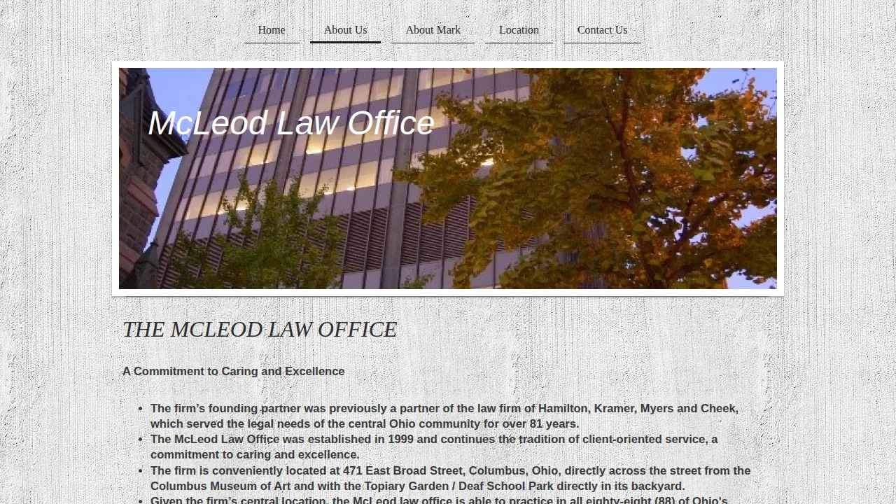 McLeod Law Offices page
