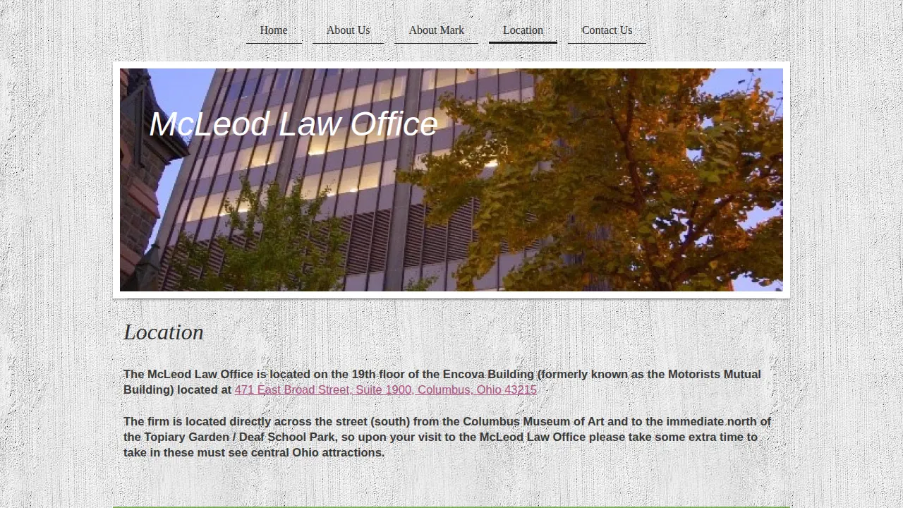 McLeod Law Offices page