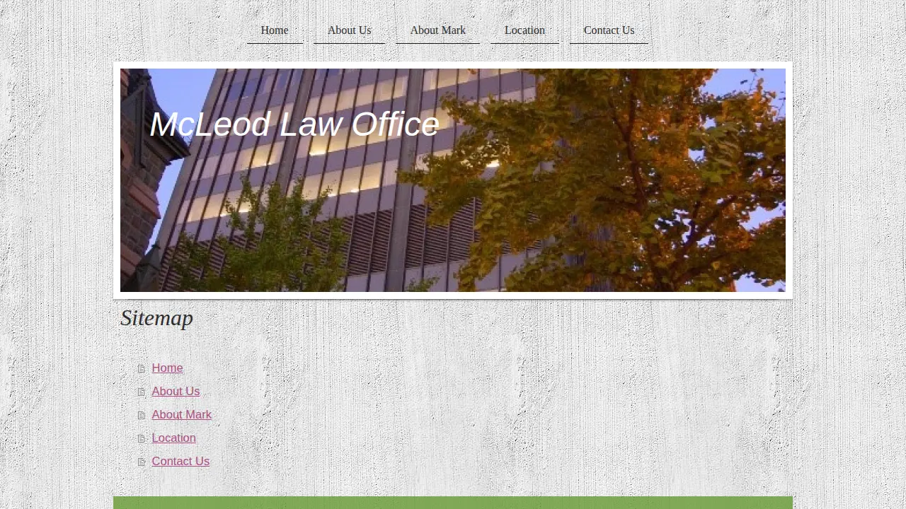 McLeod Law Offices page