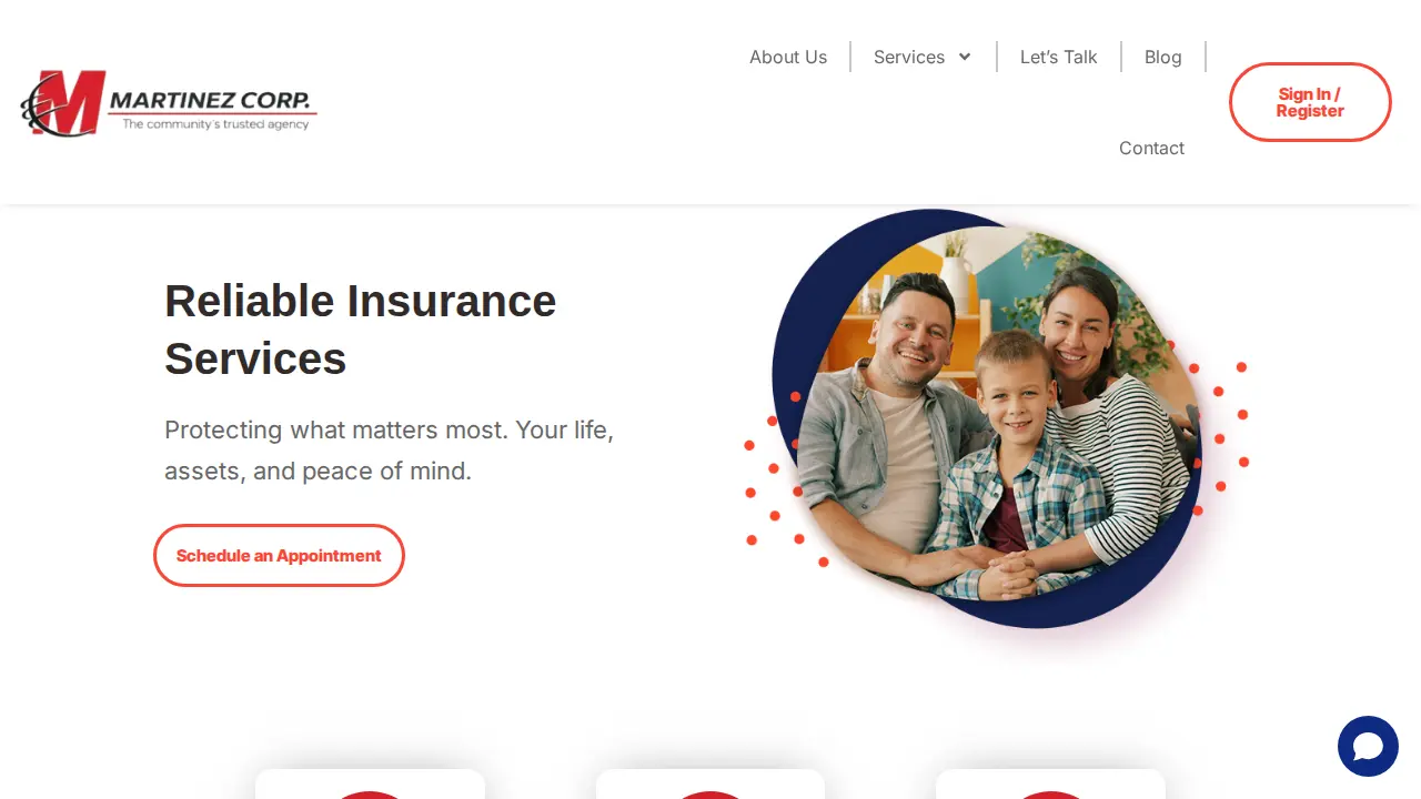 Martinez Corp. Taxes and Insurance page