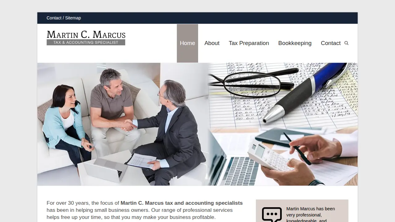 Martin C. Marcus - Tax & Accounting Specialist