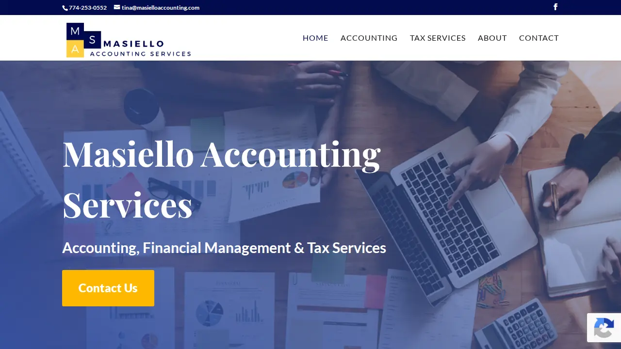 Masiello Accounting Services page