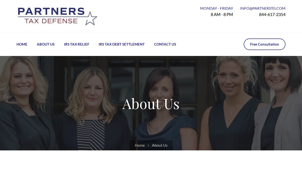 Partners Tax page