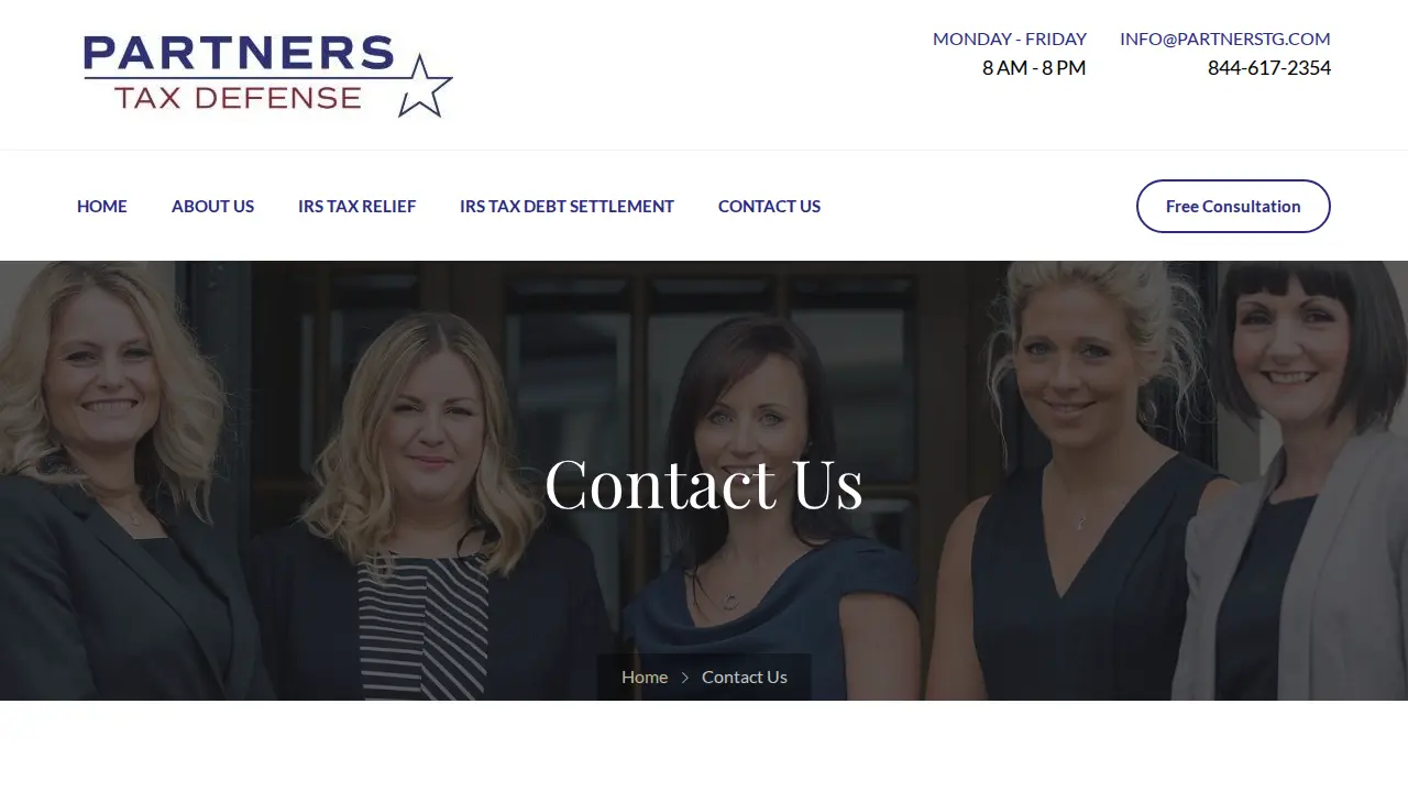 Partners Tax page