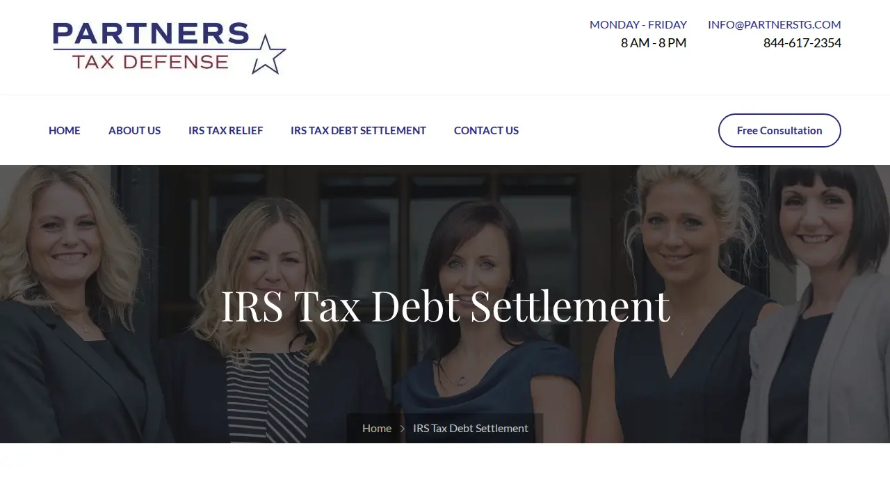 Partners Tax page