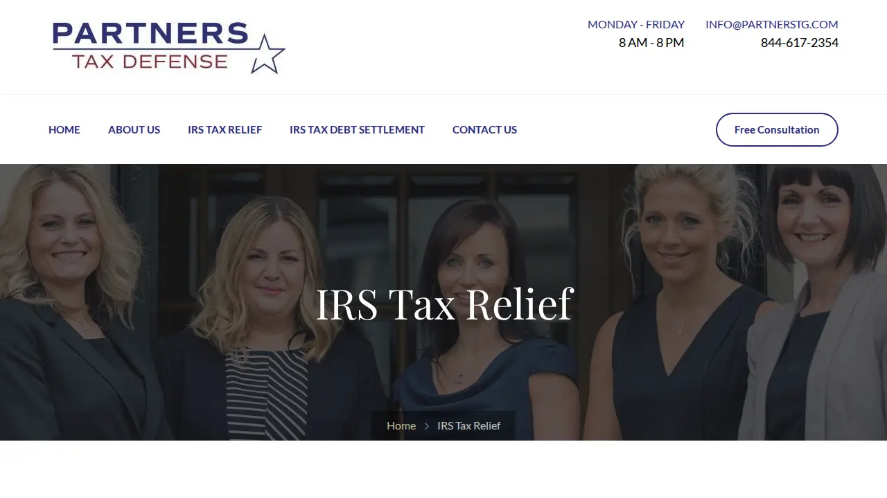 Partners Tax page