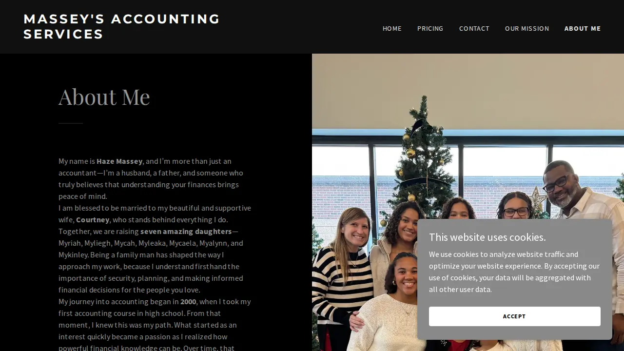 Massey’s Accounting Services page