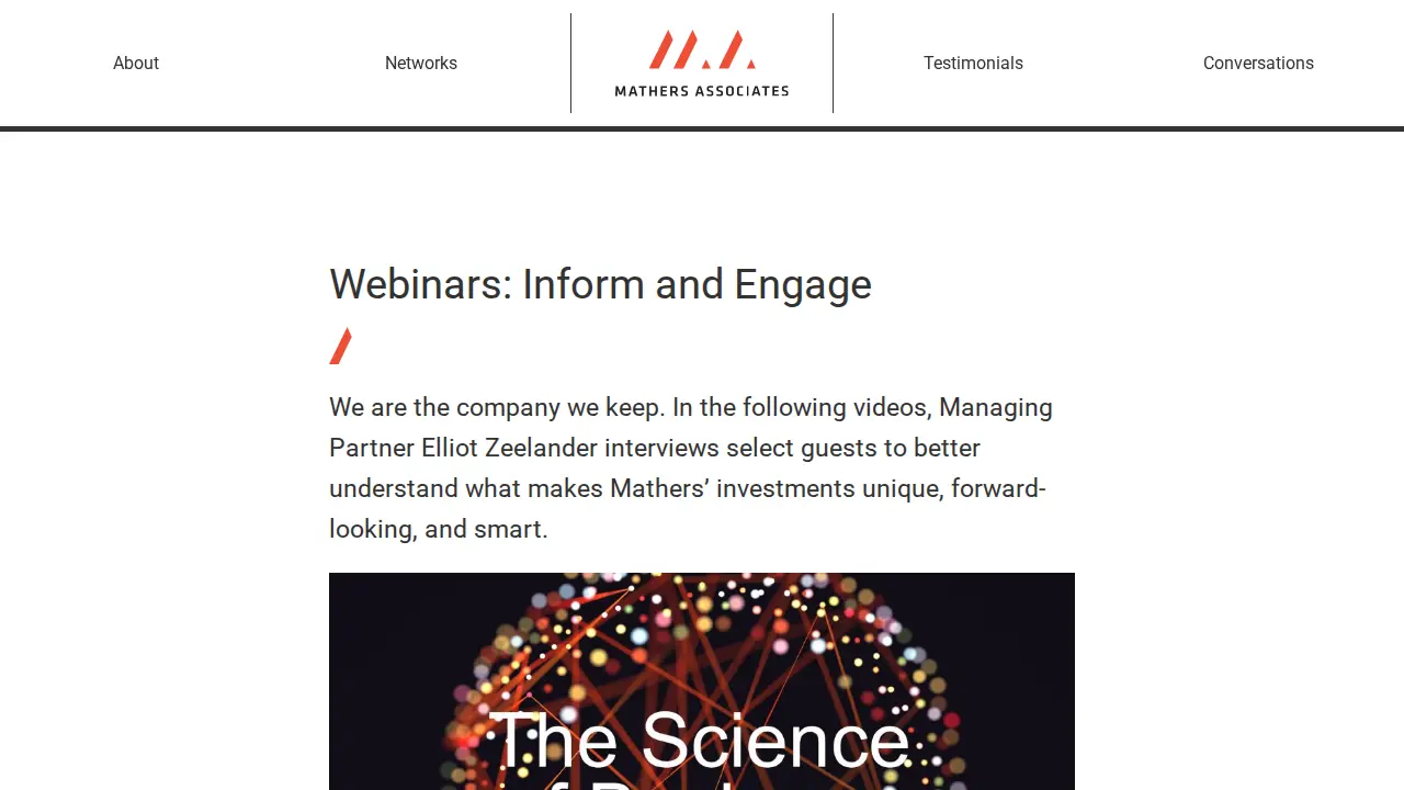 Mathers Associates page