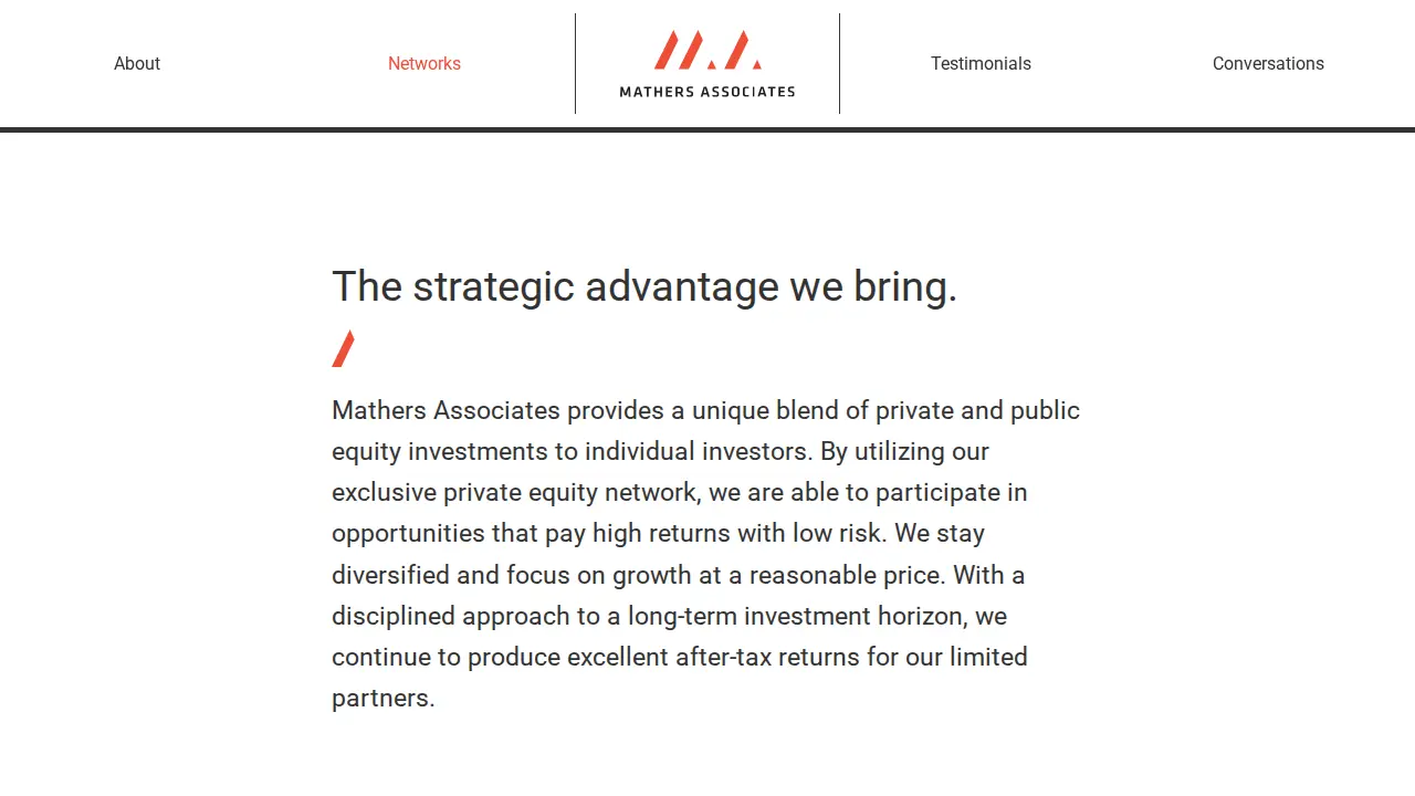 Mathers Associates page