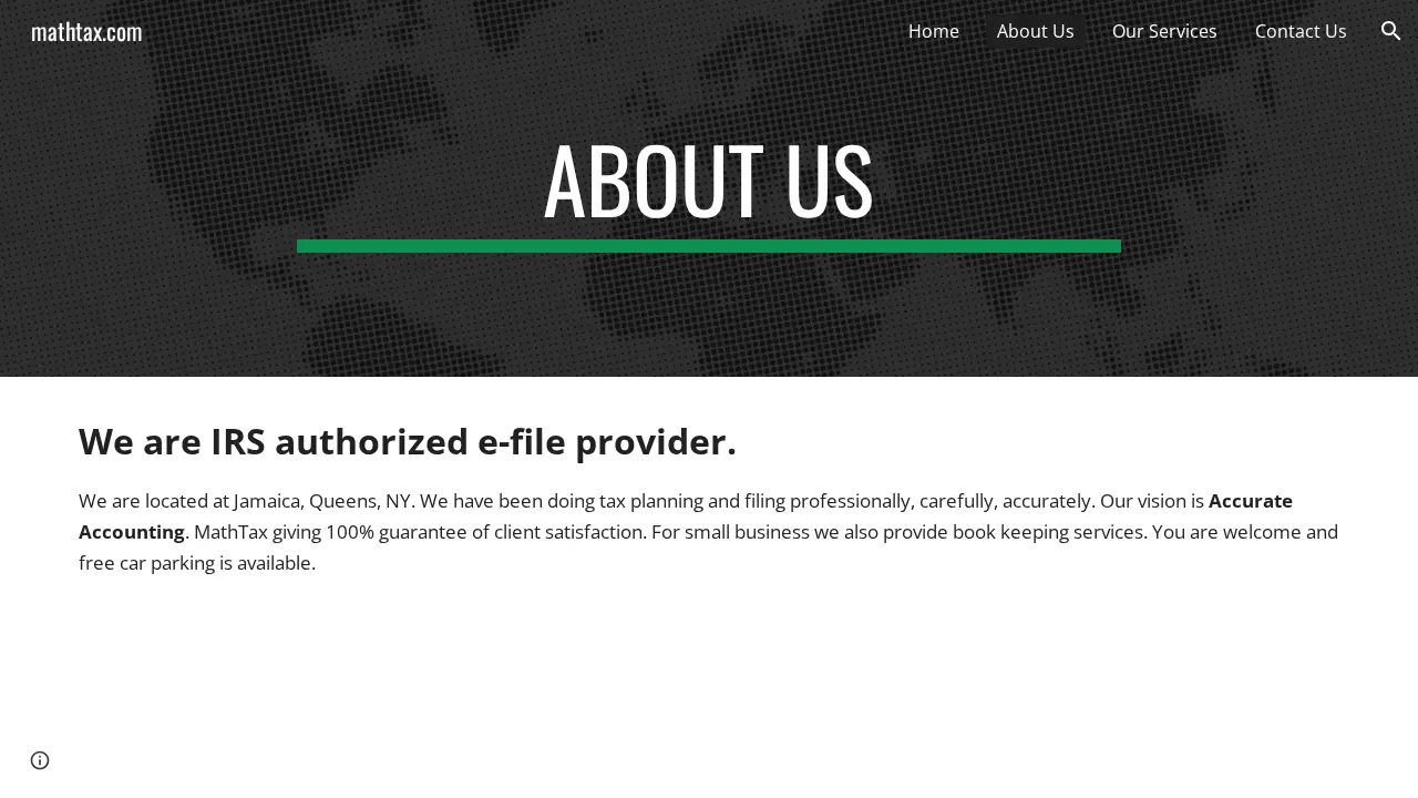 MATHTAX LLC page