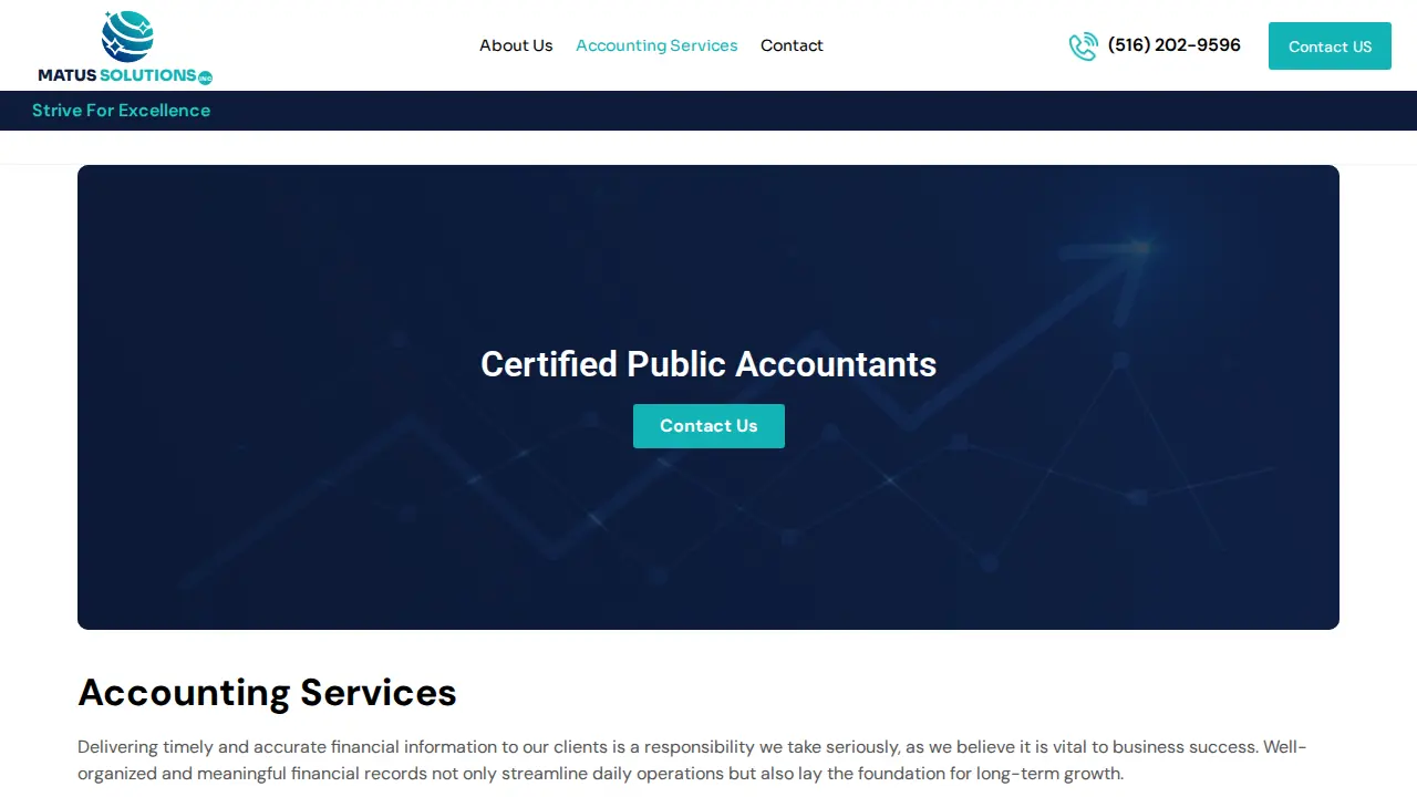MATUS Solutions Inc page