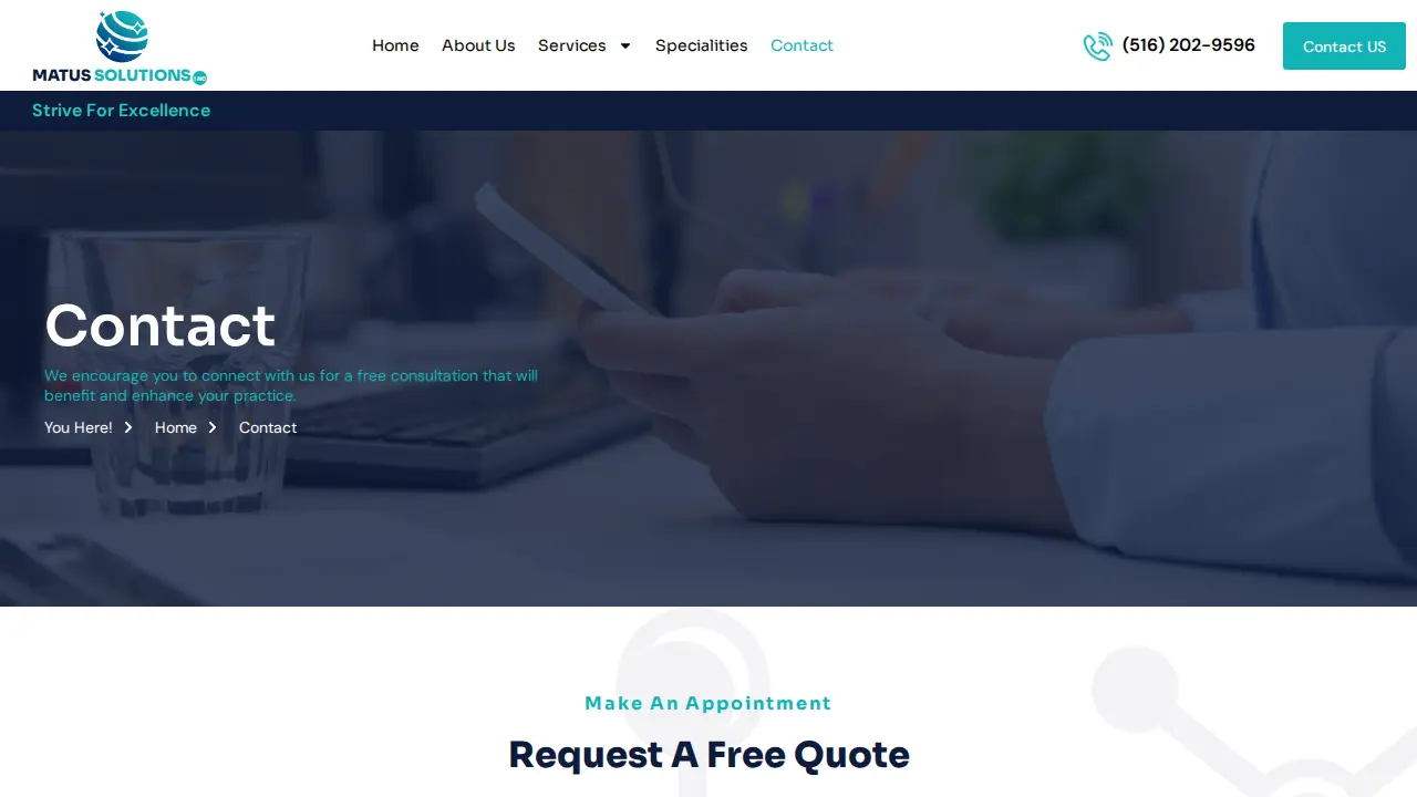 MATUS Solutions Inc page