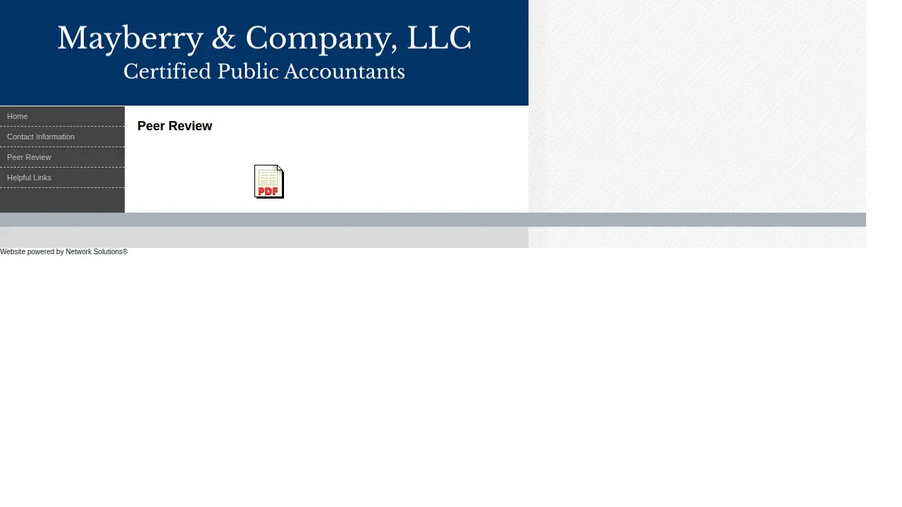 Mayberry & Company LLC page