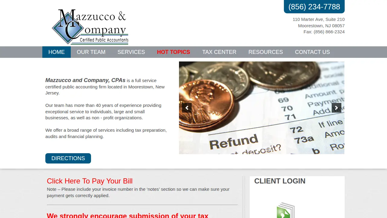 MAZZUCCO & COMPANY CPAS
