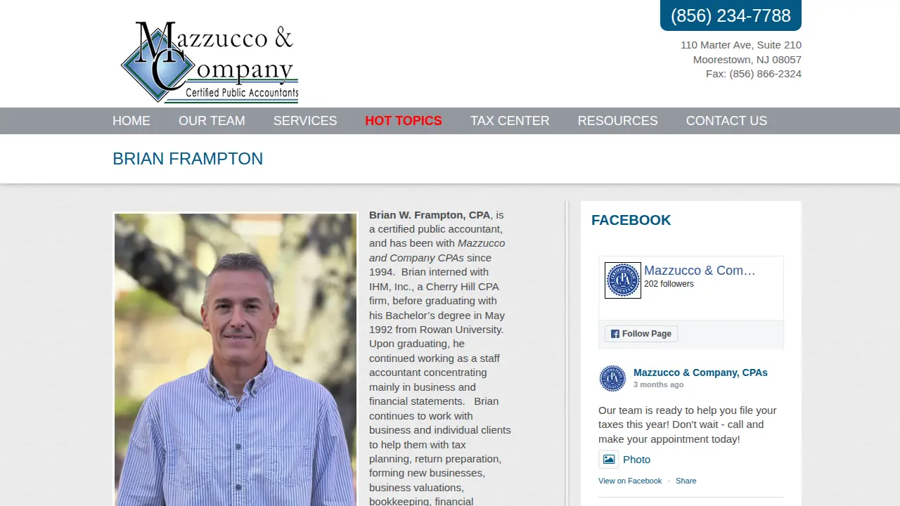 MAZZUCCO & COMPANY CPAS page