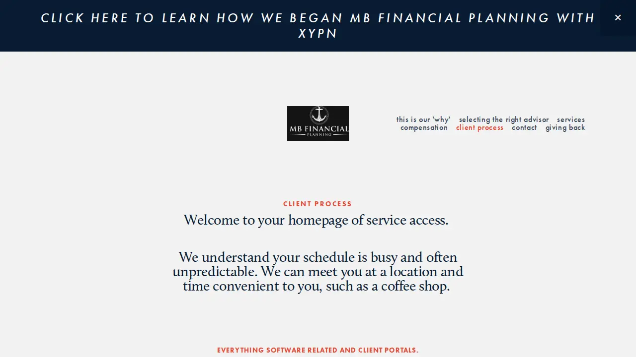 MB Financial Planning LLC page