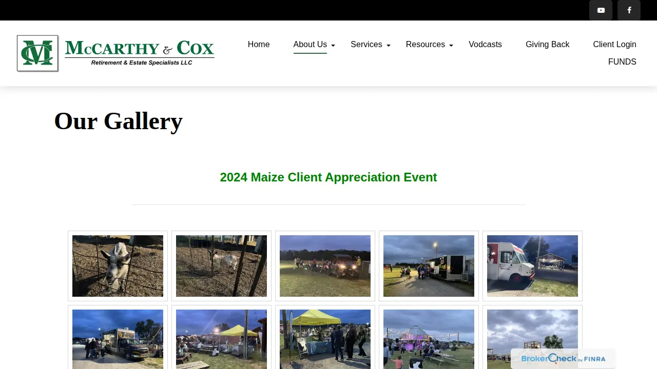 McCarthy and Cox Retirement and Estate Specialists LLC page