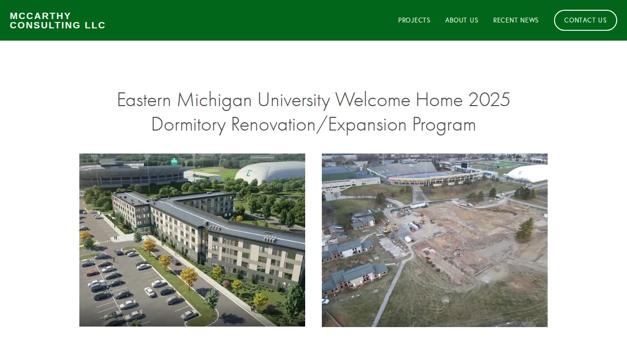 McCarthy Consulting page