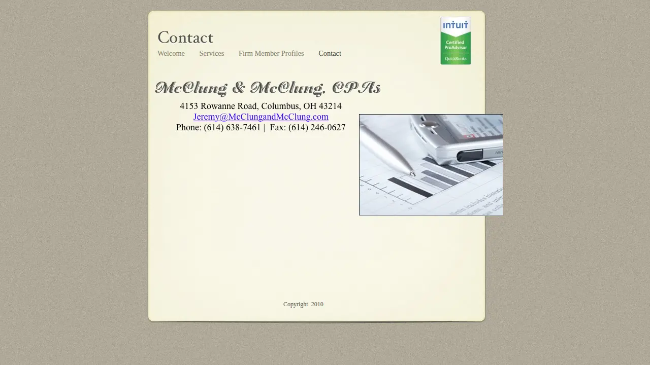 McClung & McClung, CPAs page
