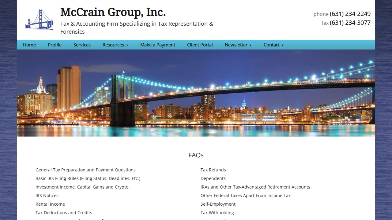 Mc Crain Michael CPA page