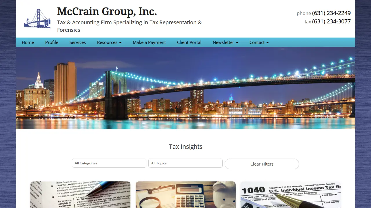 Mc Crain Michael CPA page