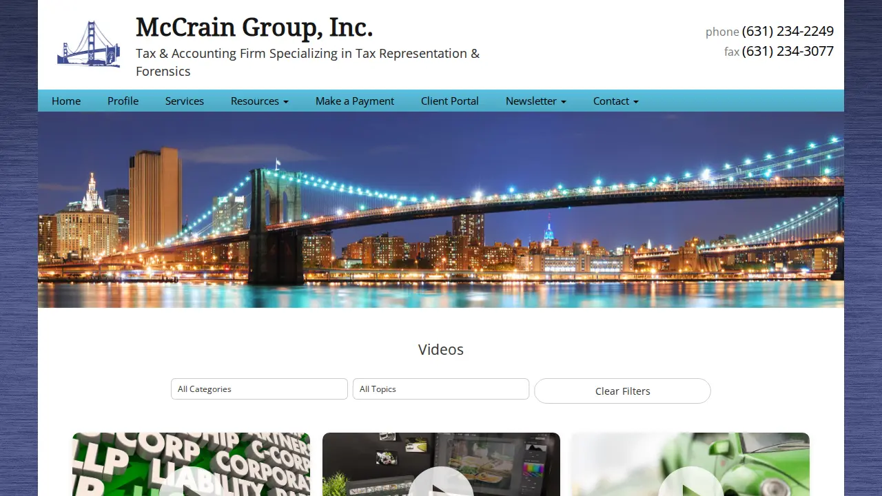 Mc Crain Michael CPA page