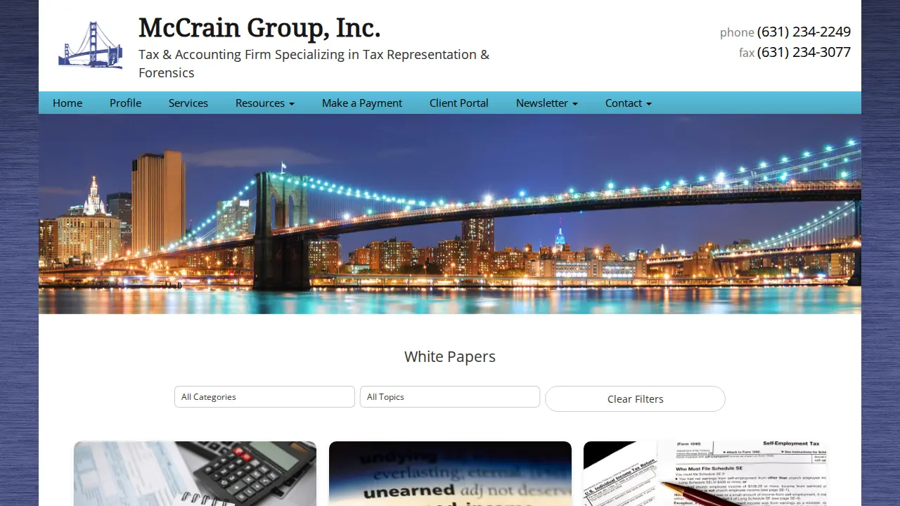 Mc Crain Michael CPA page