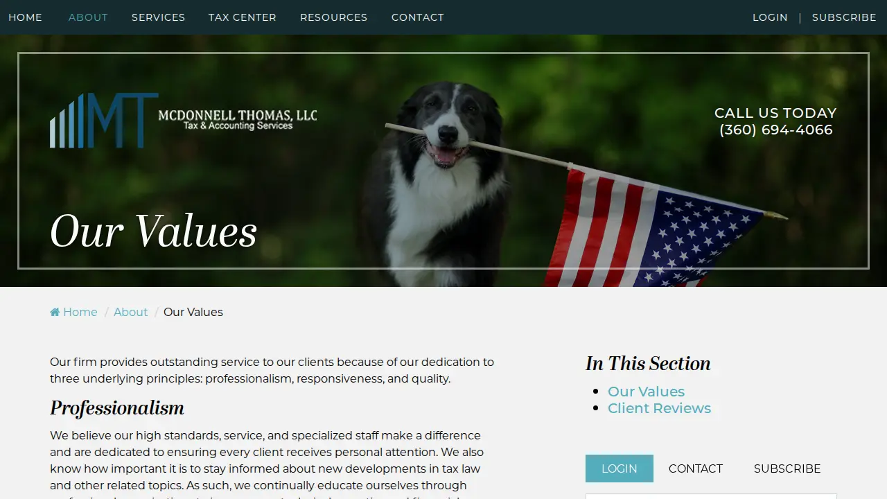 McDonnell Thomas, LLC page
