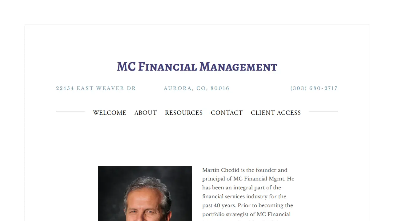 MC Financial Management, Inc. page