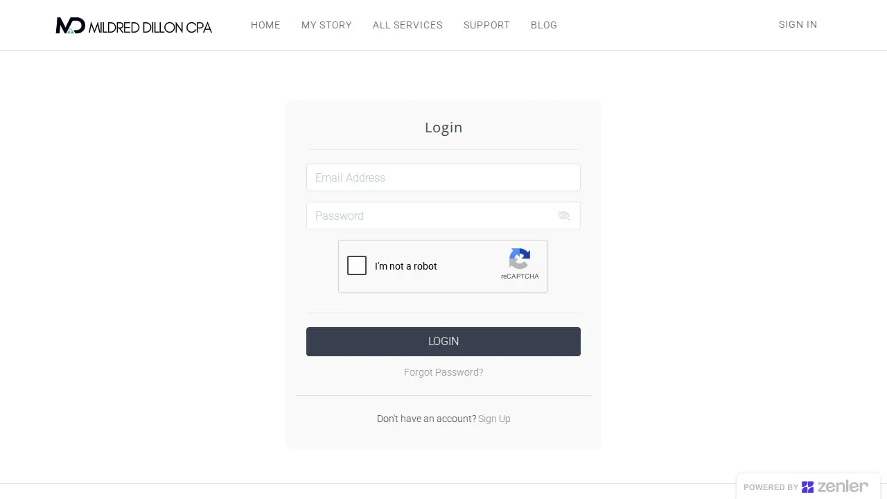 Mildred Dillon CPA page