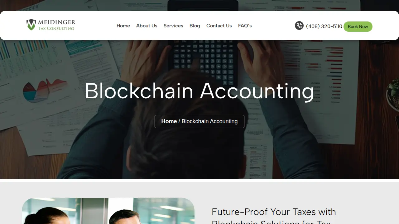 Meidinger Tax Consulting page