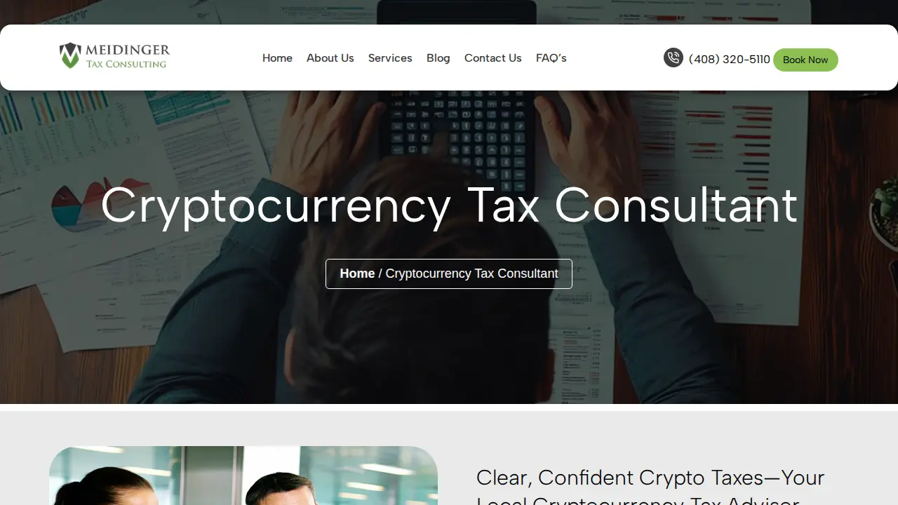 Meidinger Tax Consulting page