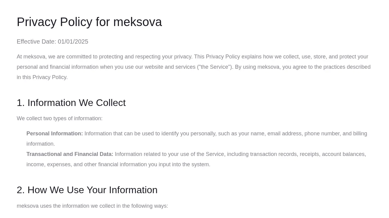 Meksova page