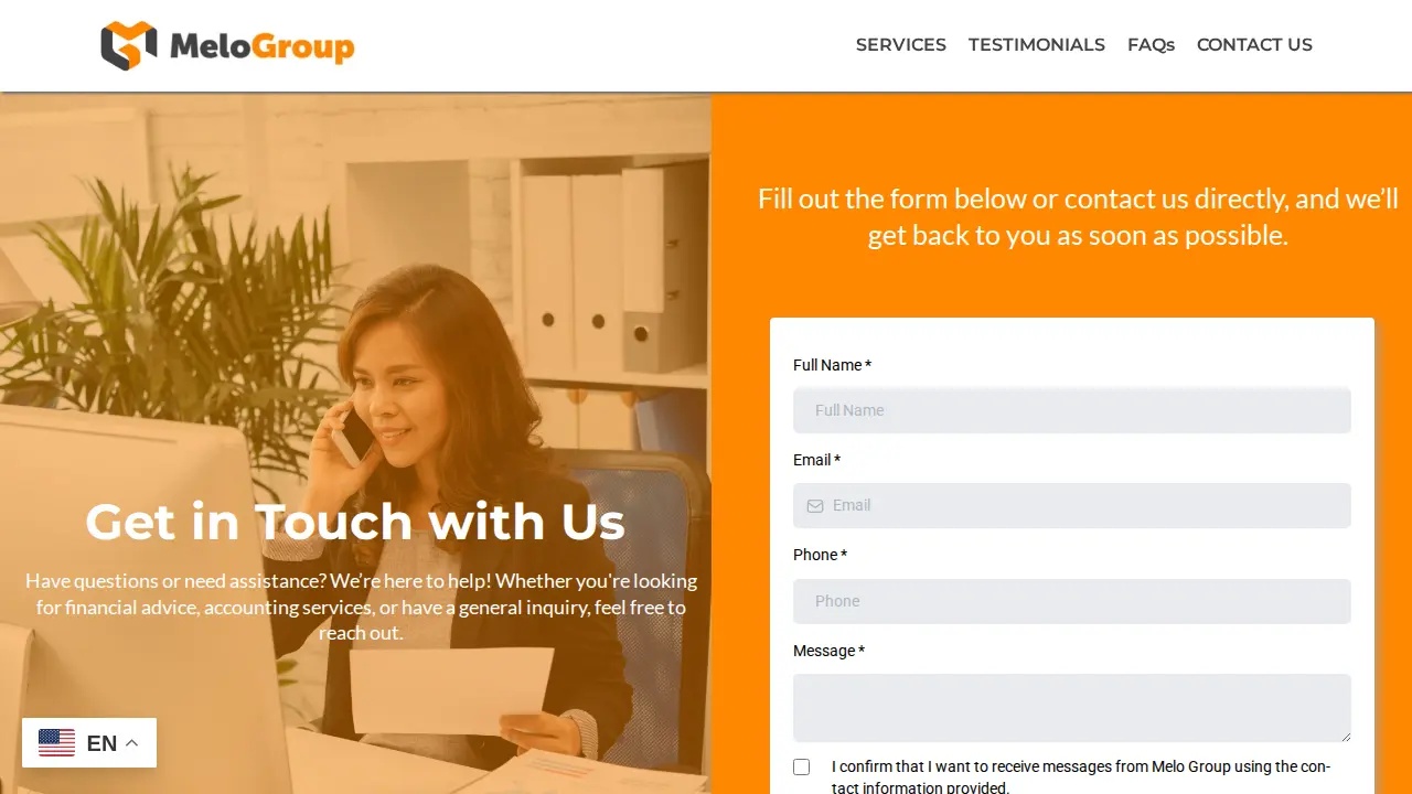 Melo Group page