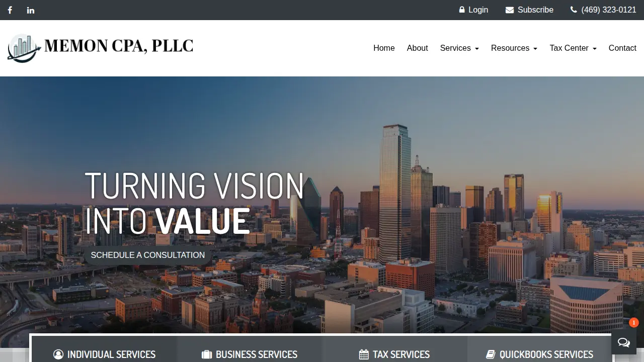 Memon CPA, PLLC page