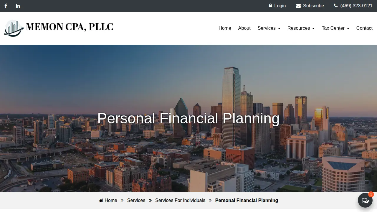 Memon CPA, PLLC page