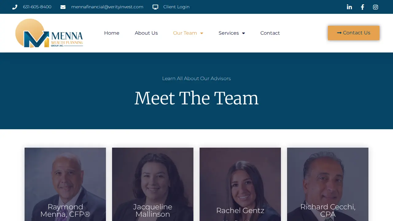 Menna Wealth Planning Group, Inc. page