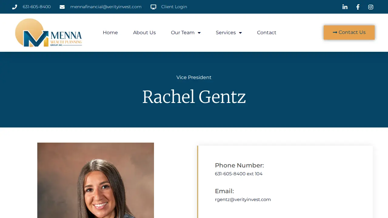 Menna Wealth Planning Group, Inc. page
