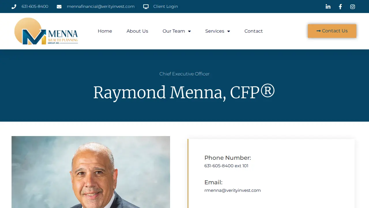 Menna Wealth Planning Group, Inc. page