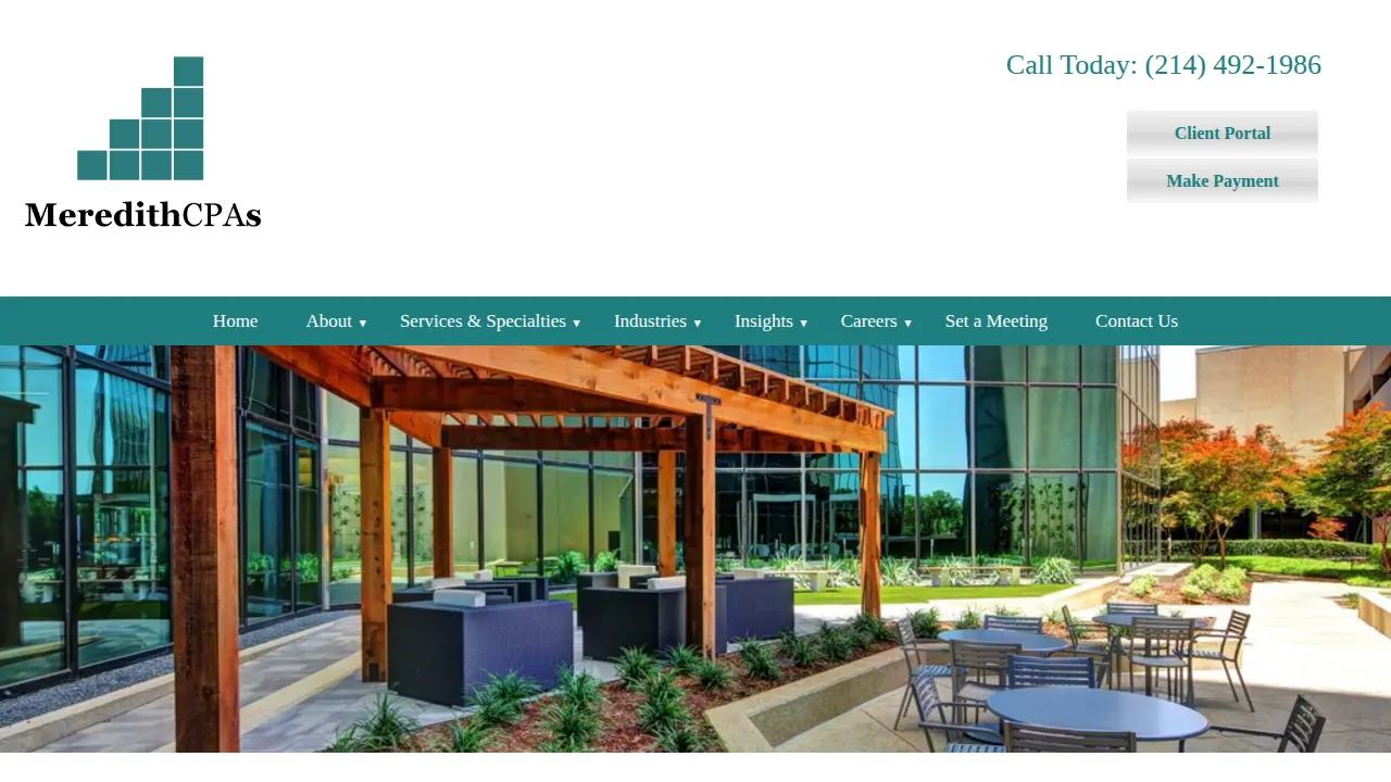 MeredithCPAs page