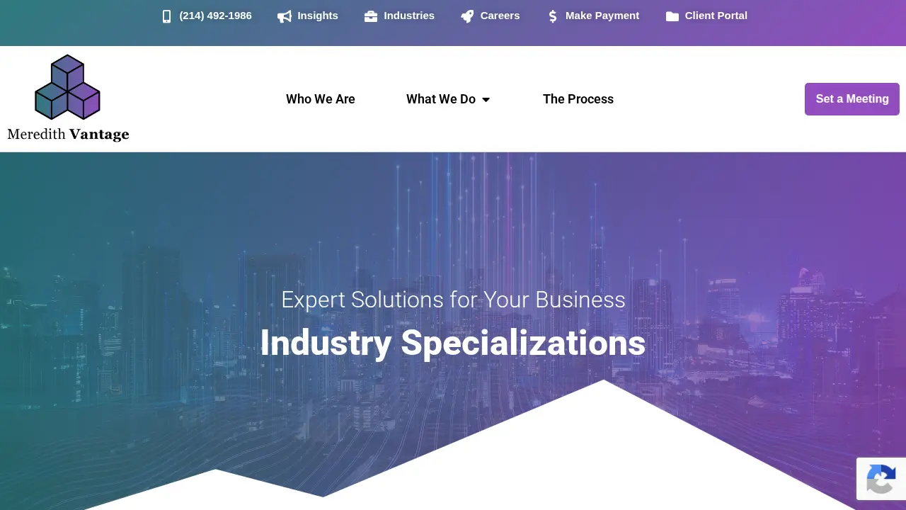Meredith Vantage page